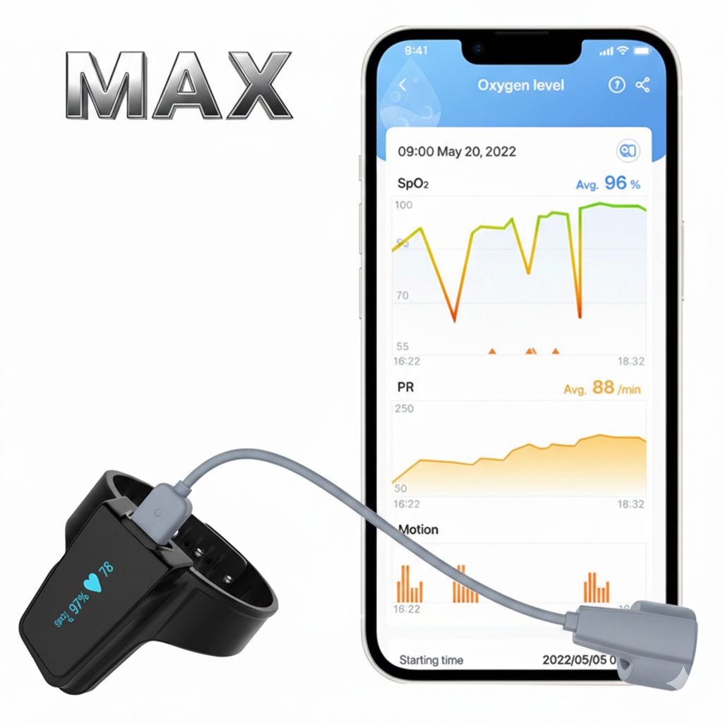 Checkme™ O2 Max - wrist pulse oximeter