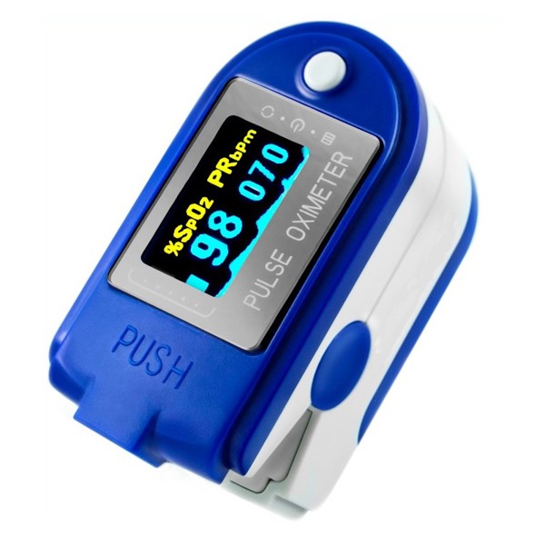 Bild von Finger-Pulsoximeter mit OLED-Anzeige - SpO2-Puls-Monitor mit Aufnahme-Funktion